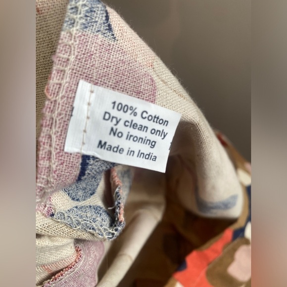 Sézane Canvas Printed Tote Boho NWOT - Picture 6 of 7